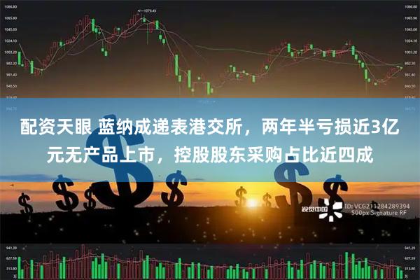 配资天眼 蓝纳成递表港交所，两年半亏损近3亿元无产品上市，控股股东采购占比近四成